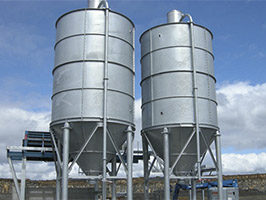 Силоса цемента и склады цемента нашего производства